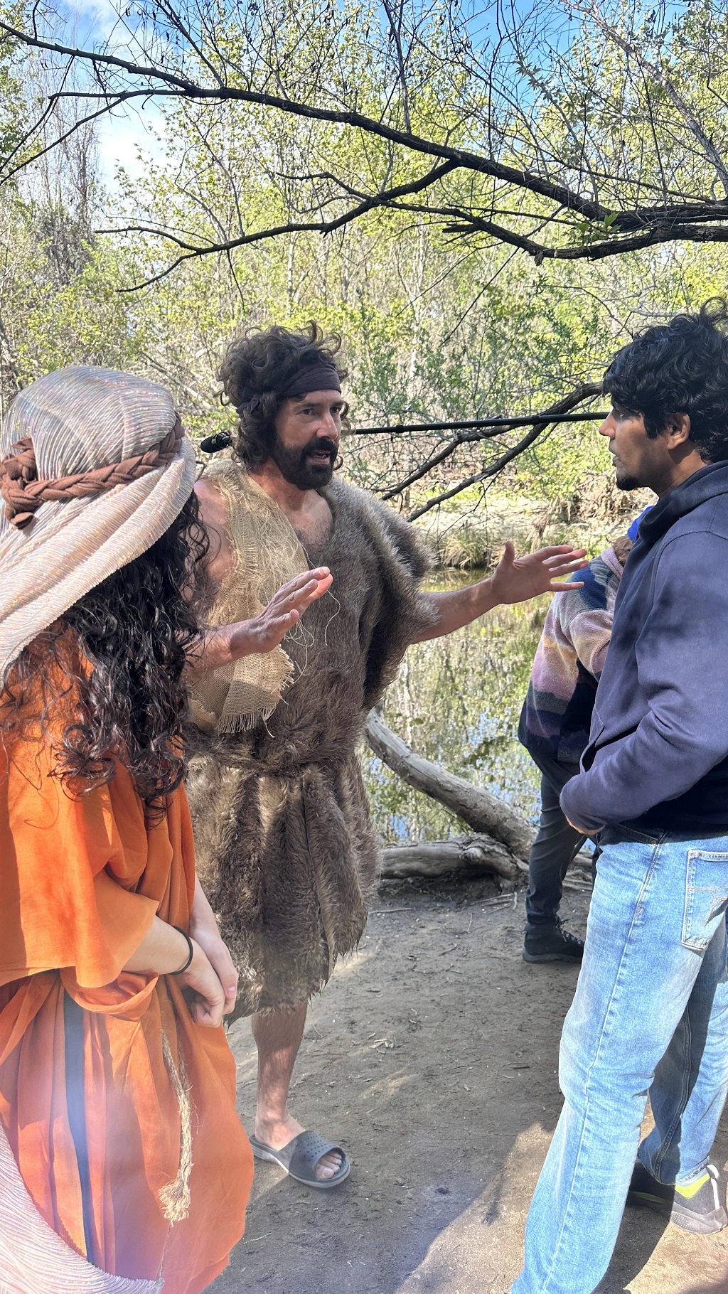 Behind the scenes
